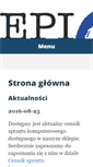 Mobile Screenshot of epicom.pl